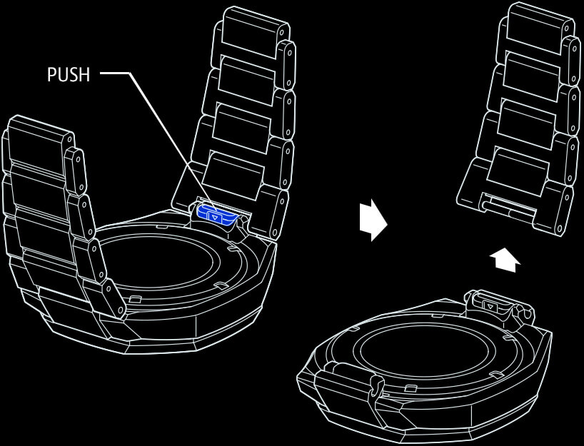 Illust of quick-change system