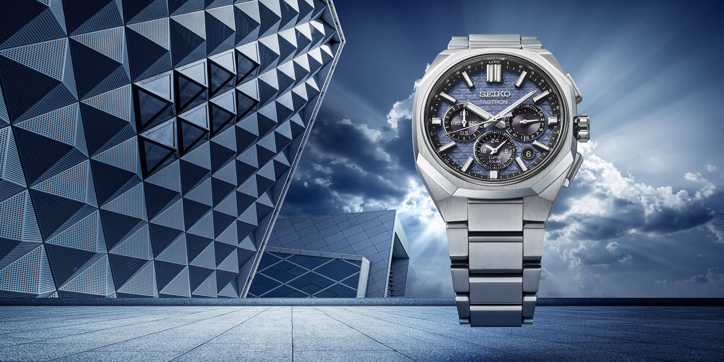 Seiko Astron GPS Solar Dual-Time Chronograph